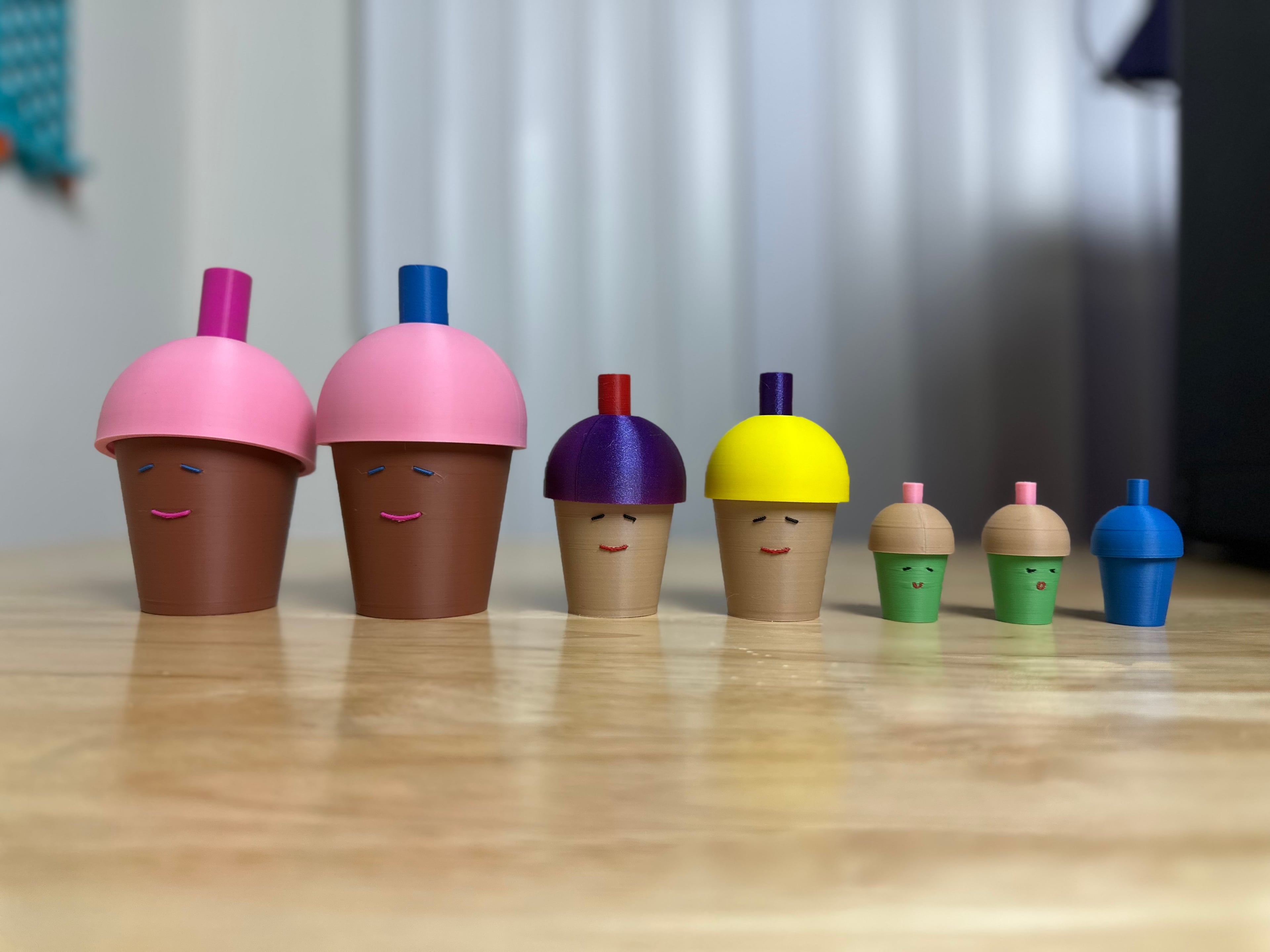Boba Buddy Bubble Tea Fidget Toy 3d model
