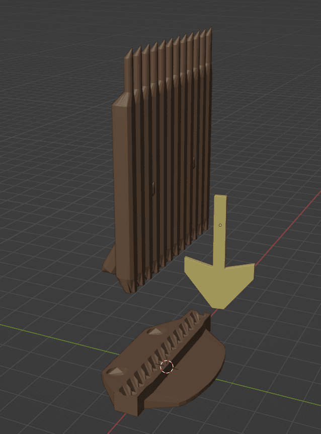 Fort Walls Modular Set 3d model
