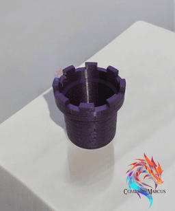 Medieval castle tower planter / no supports / 3mf included 3d model