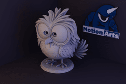 Passaro arrepiado.stl 3d model