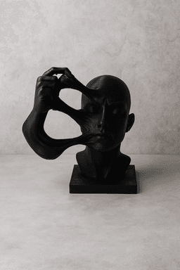Fragment of Perception – Surreal Face Sculpture 3d model