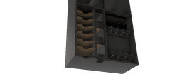 The Sanding Cabinet - Sanding paper roll dispenser 3d model