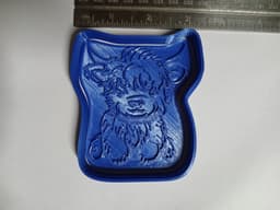Highland Cow Cookie Cutter 2 2.stl 3d model