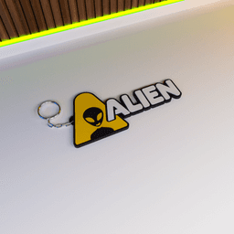 ALIEN KEYCHAIN 3d model