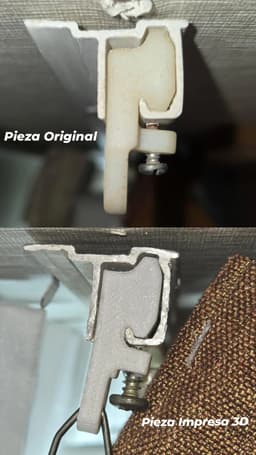 Curtain Rail End Stopper 3d model