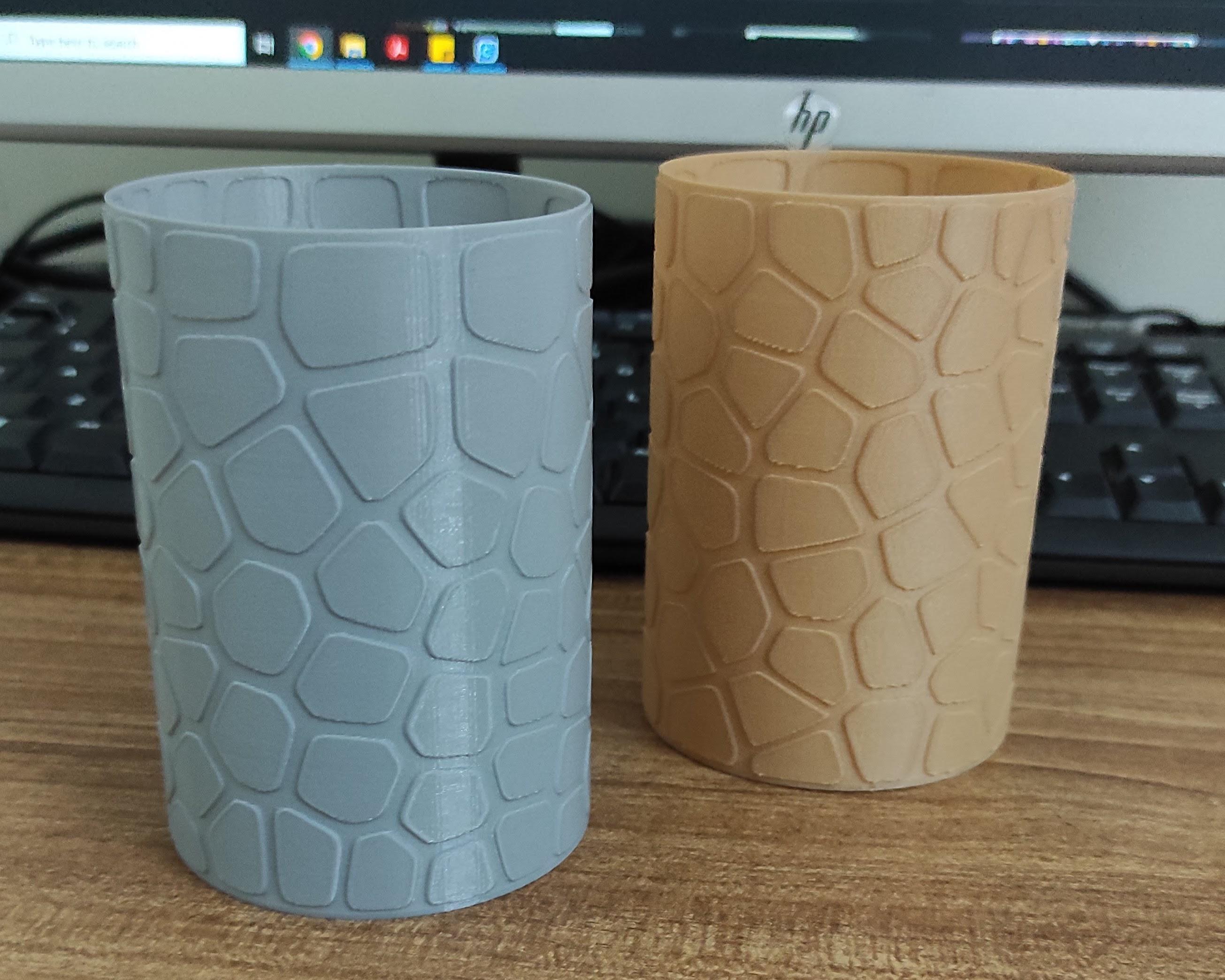 Voronoi pencil holder | Vase mode 3d model