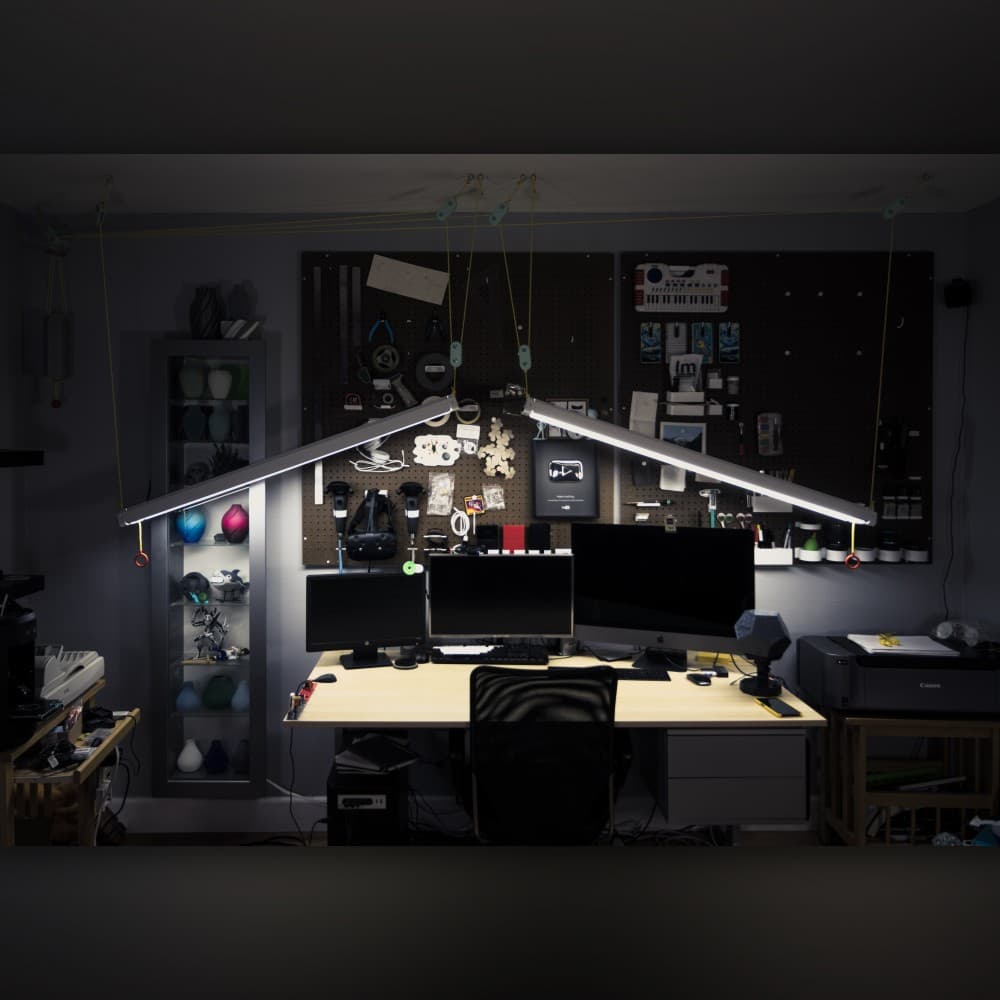 Albatross Light // Dynamic Desk Lighting System 3d model