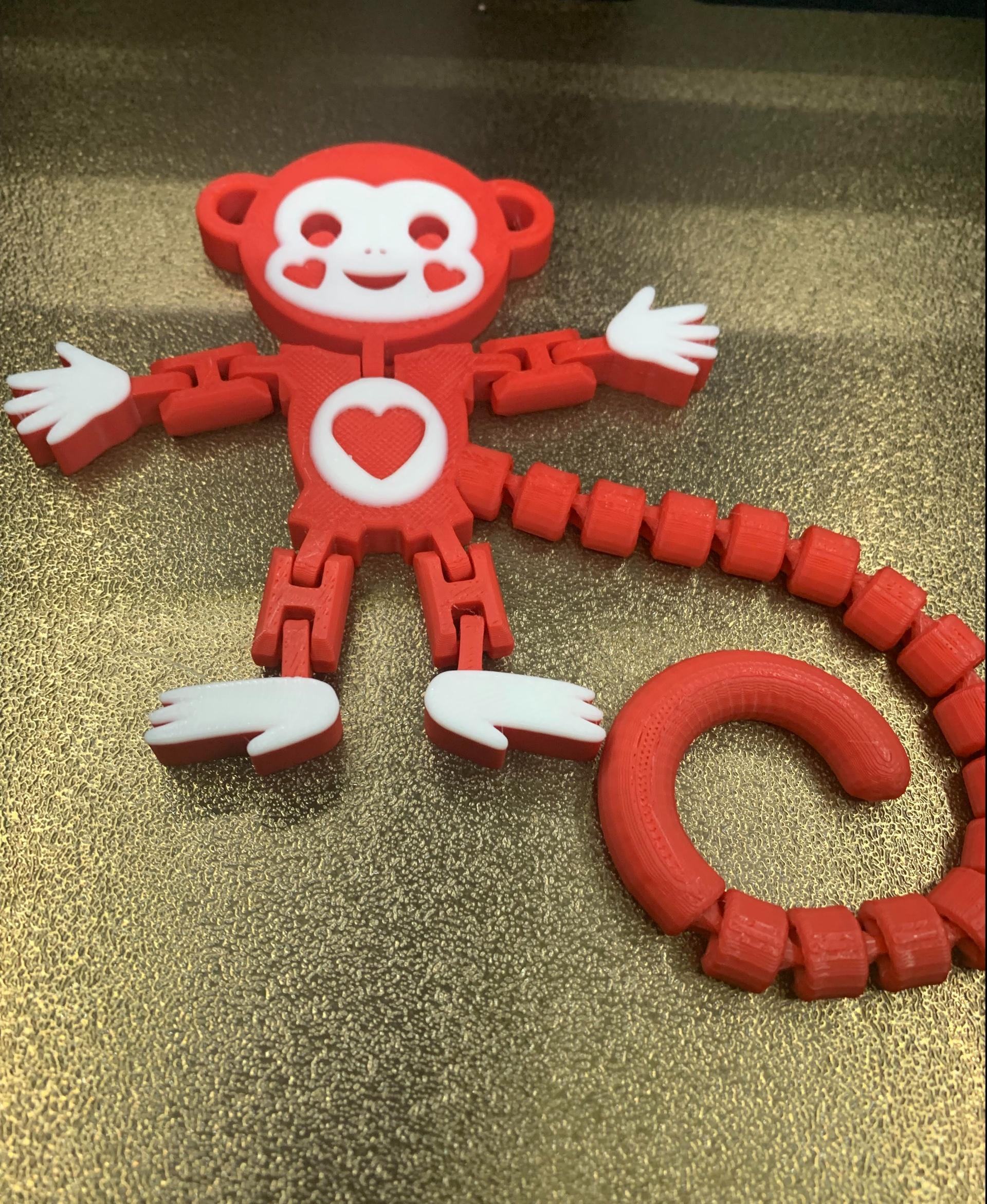  Flexi Love Monkey - 





Just monkeying around. - 3d model