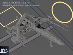 Rebel Hangar Equipment - 1/12, 1/18 and 1/72 scale 3d model