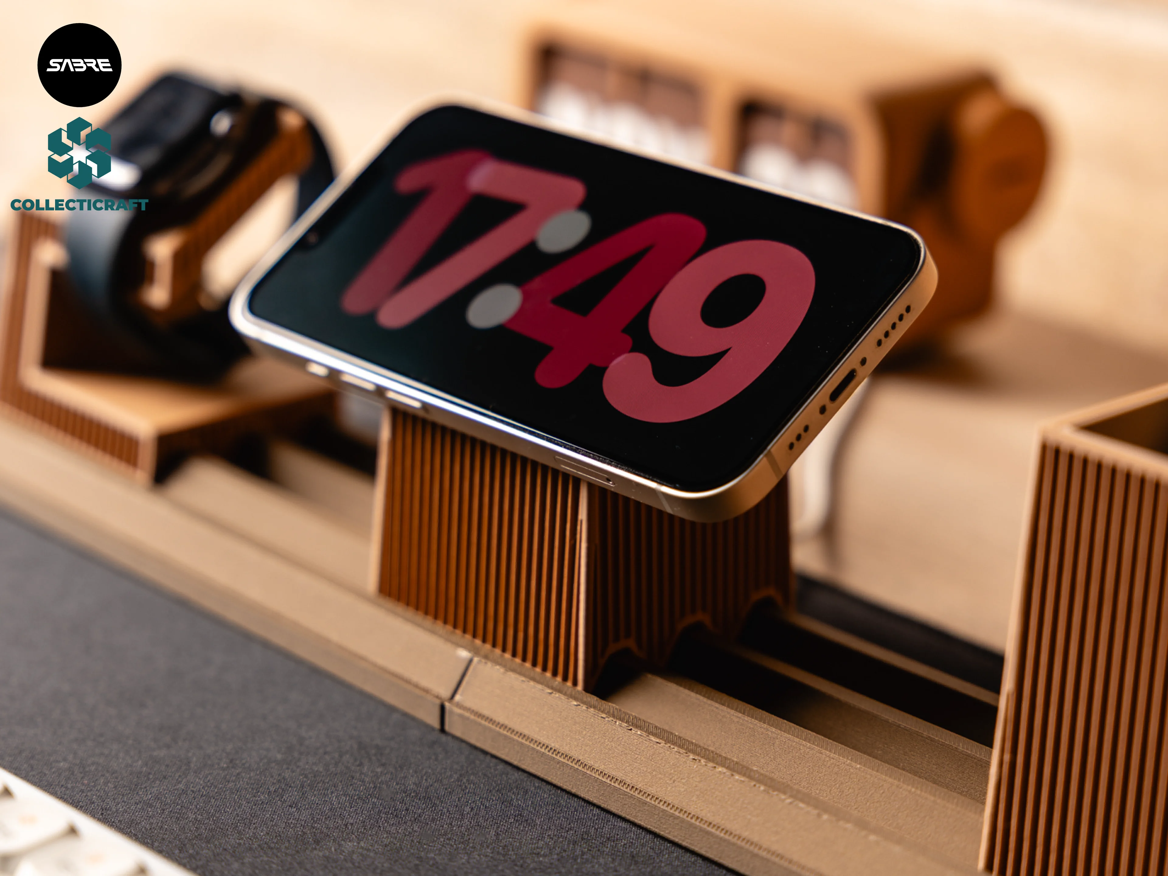 Moku - Modular Desk System - MagSafe Holder 3d model