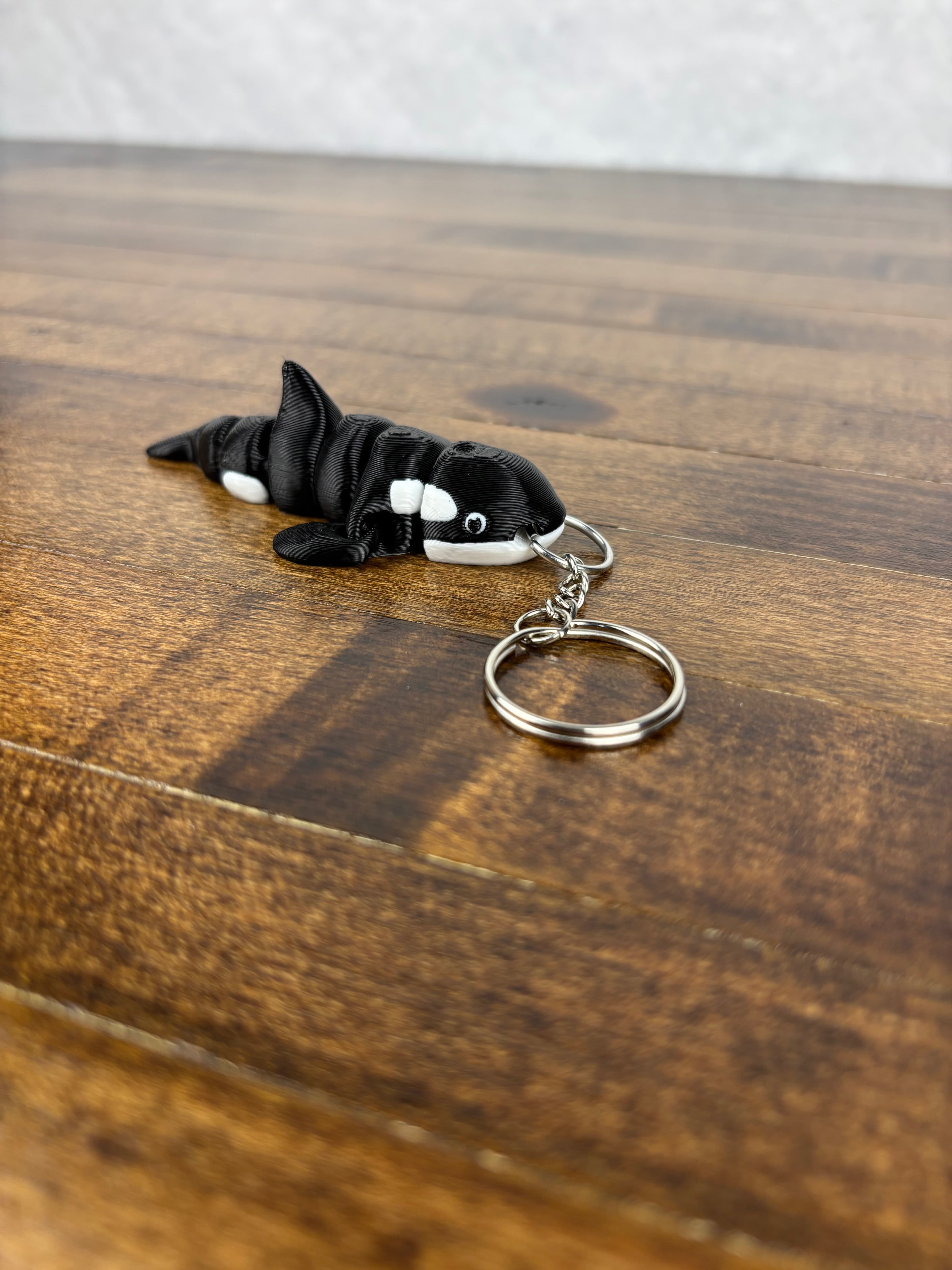 Killer Whale Keychain 3d model