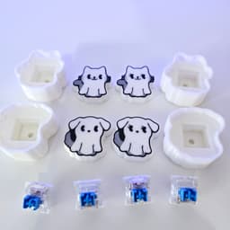 Ghost Cat & Dog Clickers - Halloween 3d model