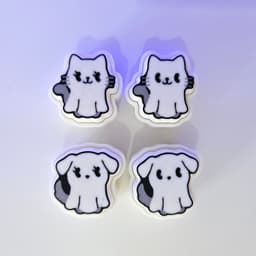 Ghost Cat & Dog Clickers - Halloween 3d model