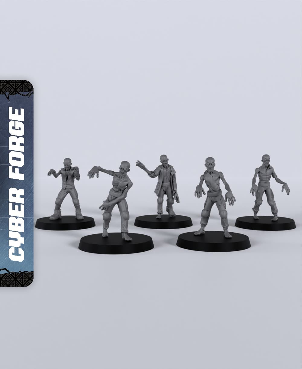 Cyber Mutants - With Free Cyberpunk - Sci-Fi Gift Ideas for RPG and Wargamers 3d model