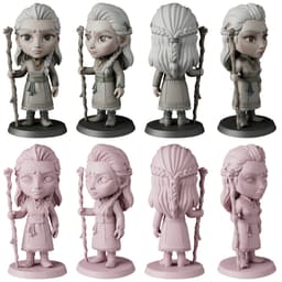 Frozen STL Files - Elsa Anna Olaf Kristoff - Disney Princess 3D Print Models 3d model