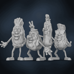 A.C. -California Raisins 3d model
