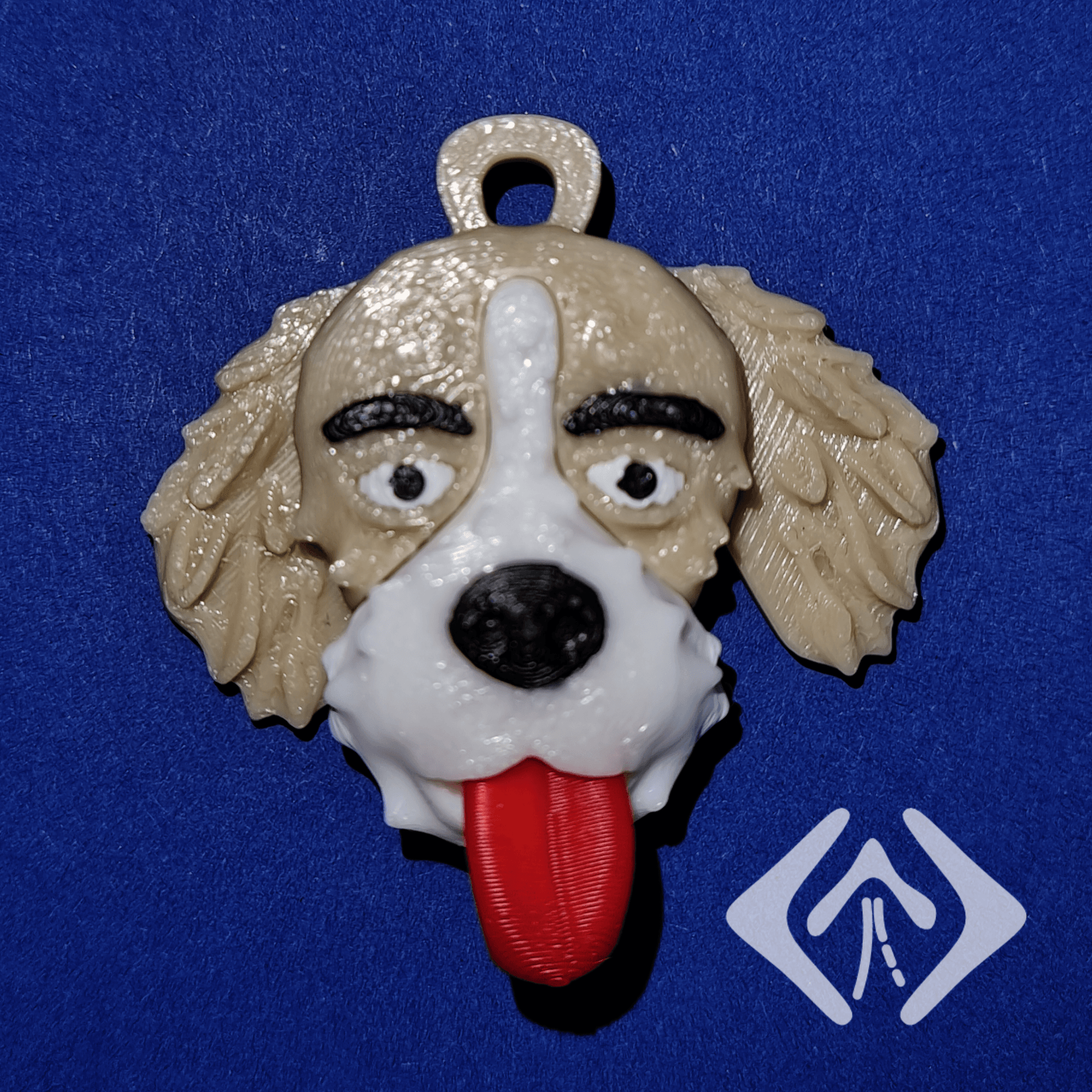 Puppy Keychain 3d model