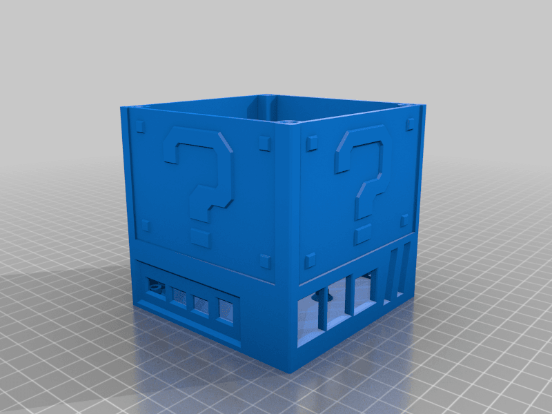 Retrocube Case for Raspberry Pi 4 Remix Top 3d model
