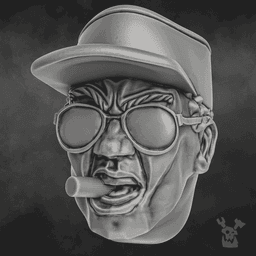 Jungle Fighters Head Bits Commandos Set x5 3d model