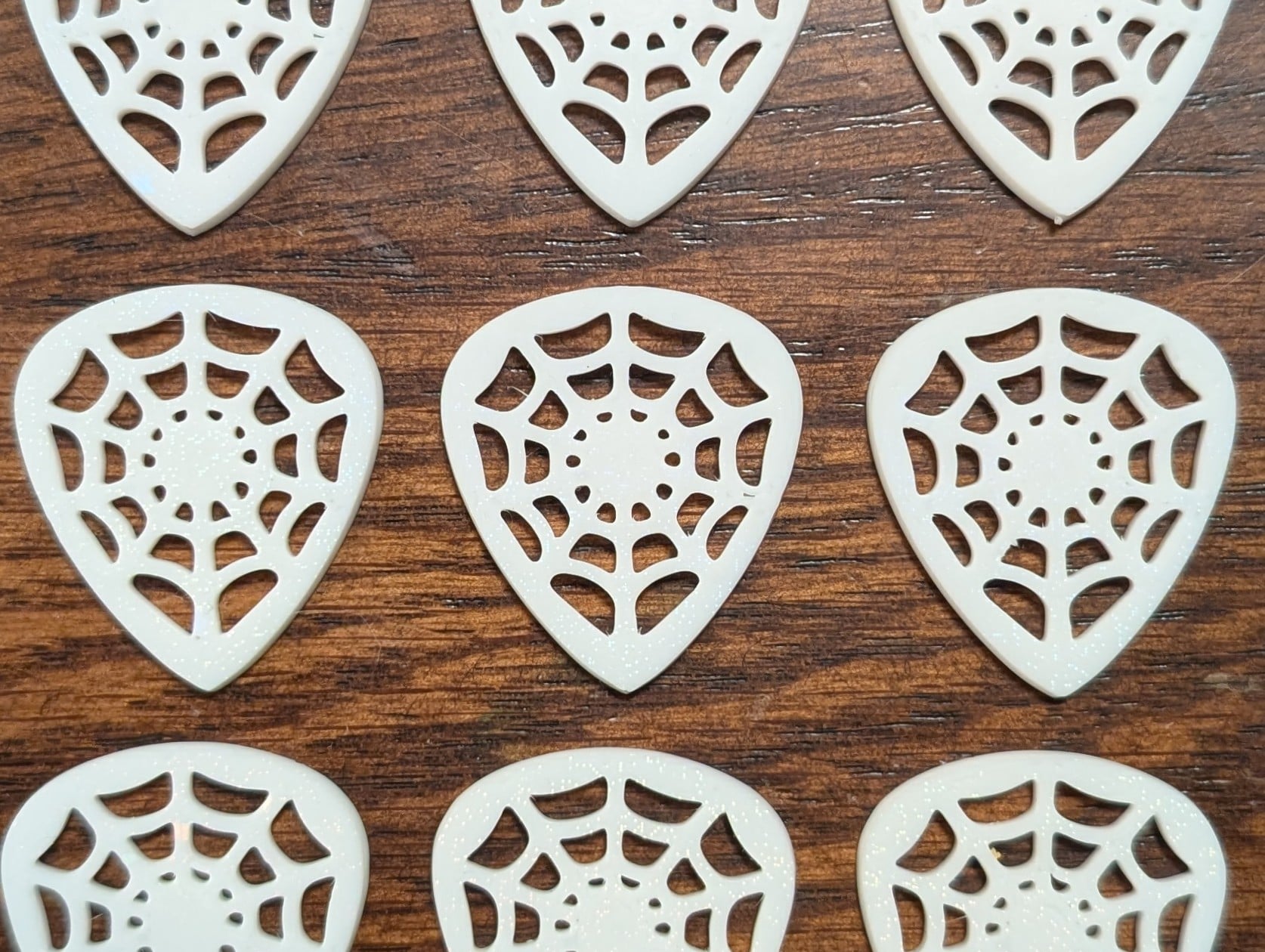 Spiderweb Guitar Pick 3d model