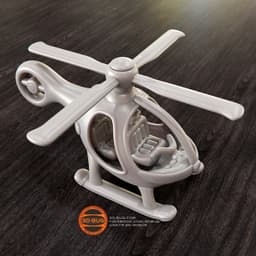 Toy Helicopter "Heliquito" 3d model