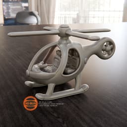 Toy Helicopter "Heliquito" 3d model