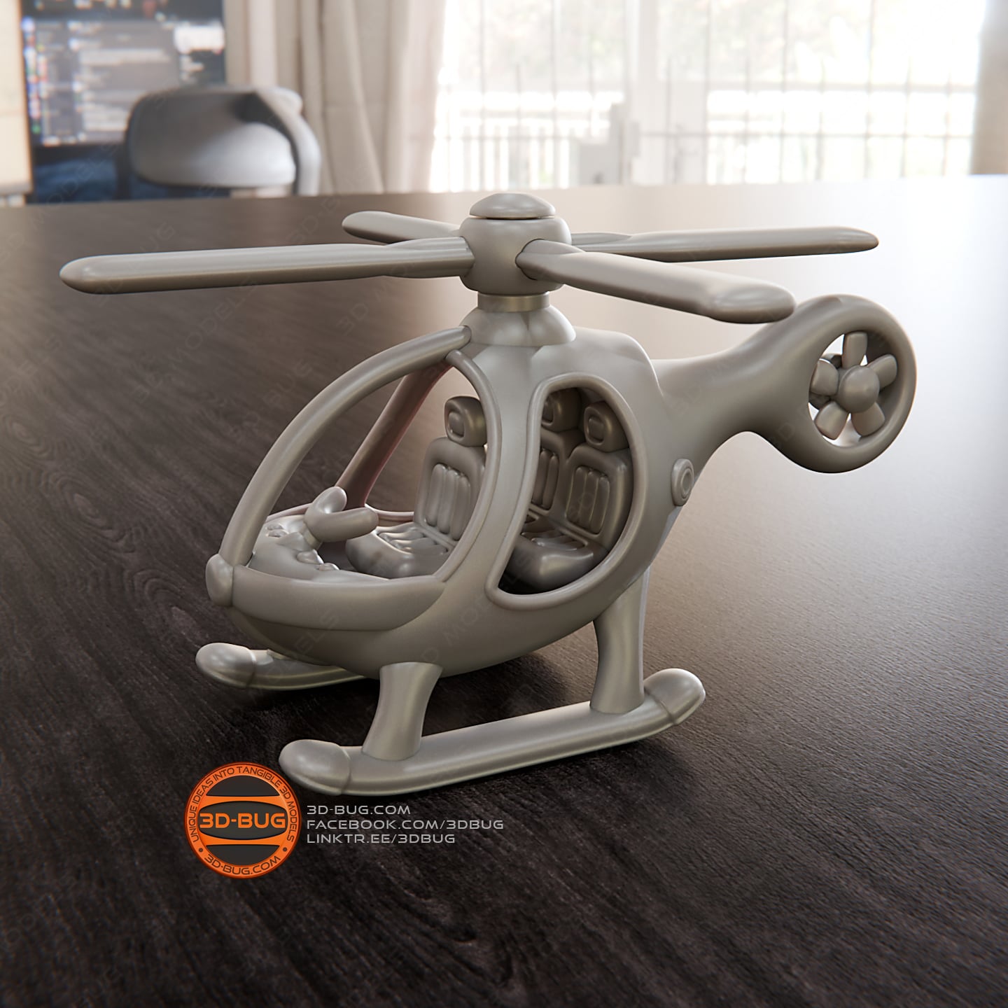 Toy Helicopter "Heliquito" 3d model