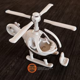 Toy Helicopter "Heliquito" 3d model