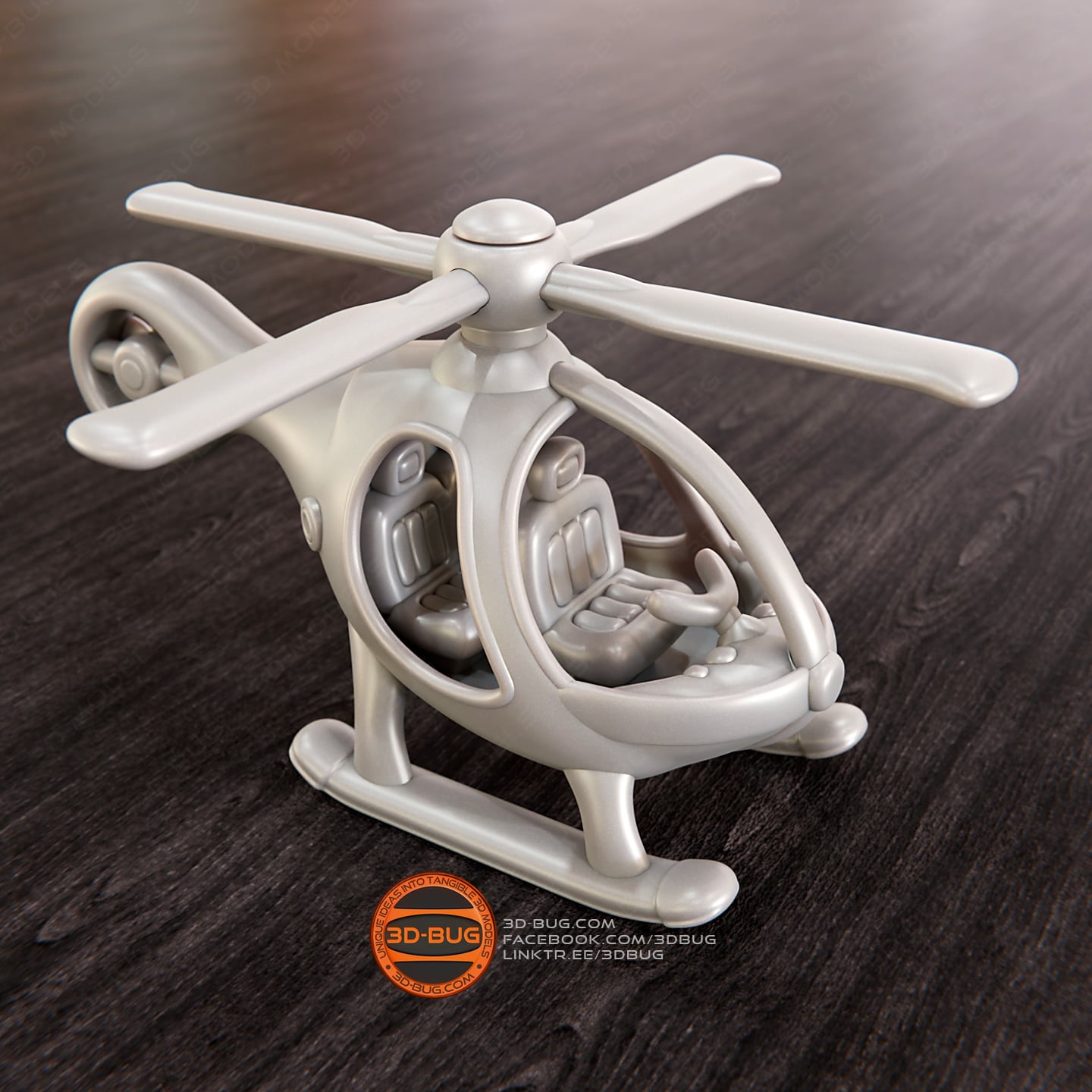 Toy Helicopter "Heliquito" 3d model