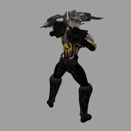 Cimonean with Crossbow v2.0 3d model