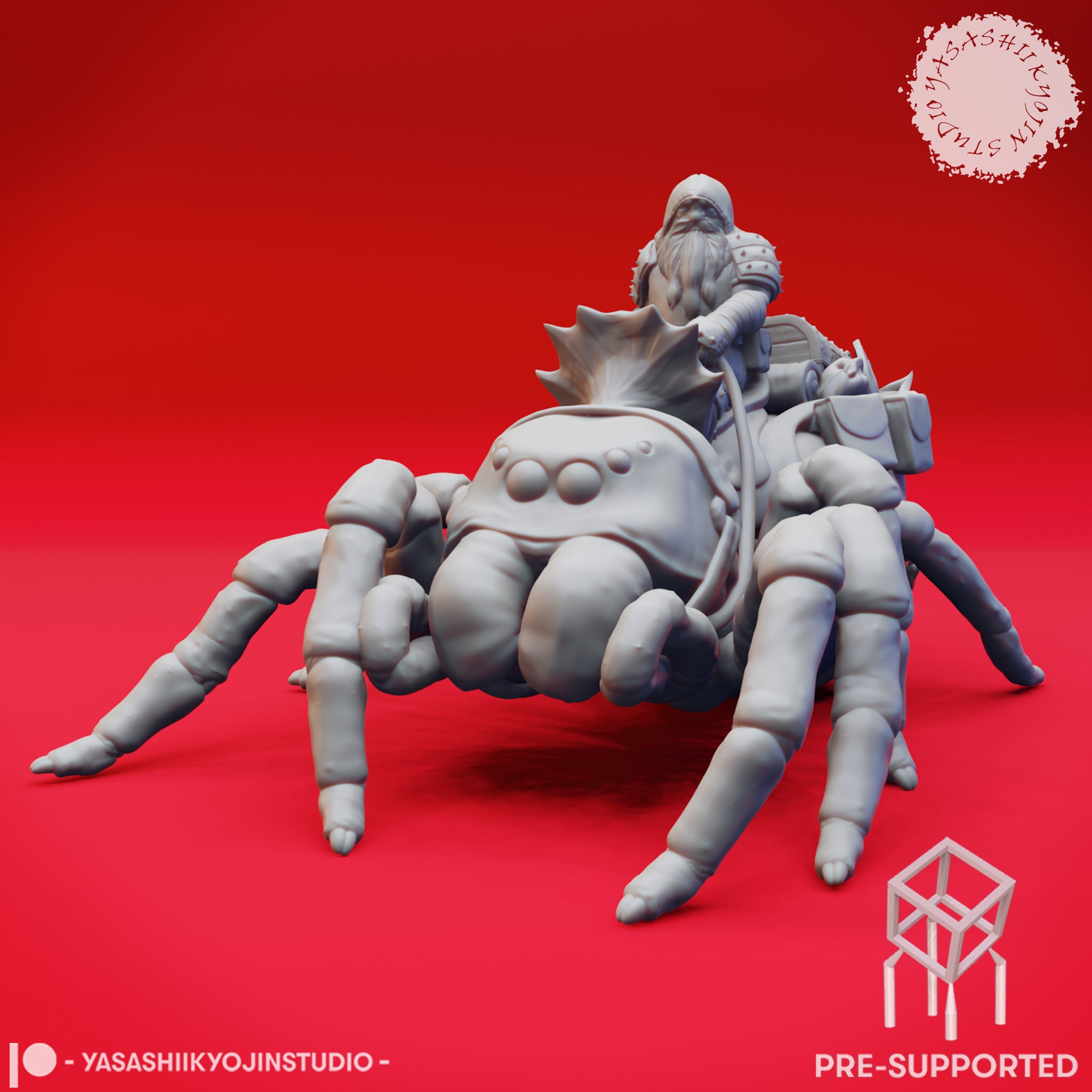 Cargo Steeder (Male) - Tabletop Miniature (Pre-Supported) 3d model