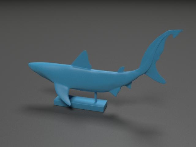 prop v4 Shark 3d model