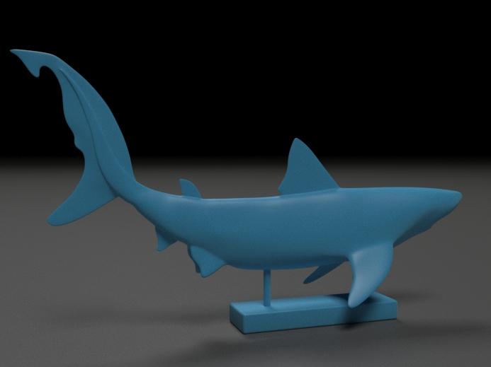 prop v4 Shark 3d model