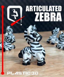 Articulated Zebra — The Striped Sprinter 3d model
