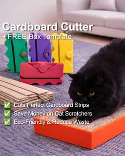 Kitty Cutter v2 - Cardboard Cutter for Cat Scratchers 3d model