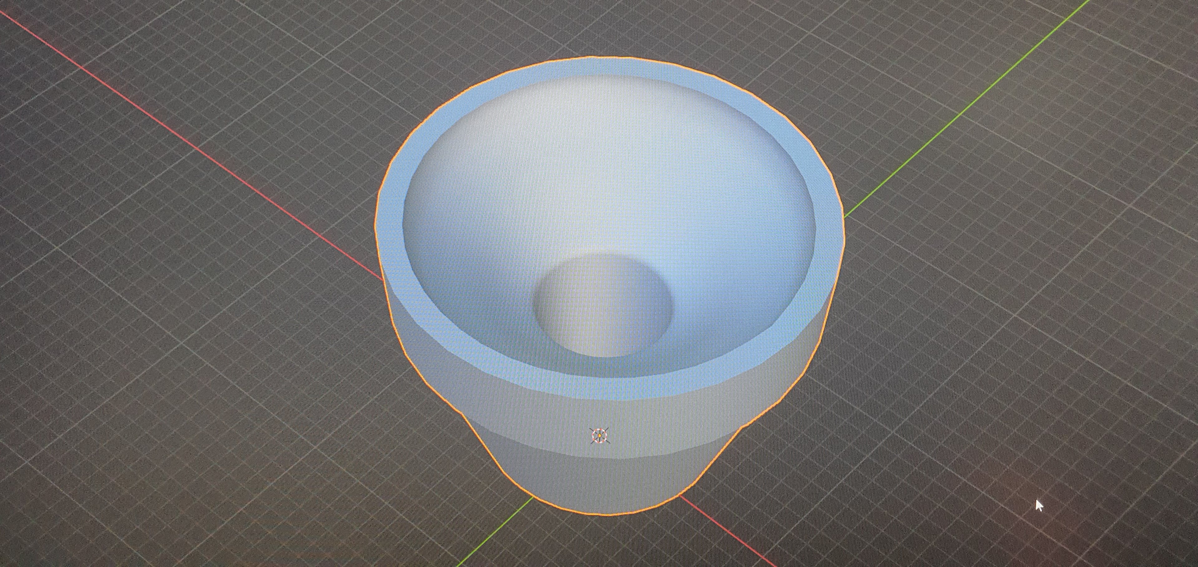 Trumpet MP Adaptor for Multipiece Mouthpiece - Version 2 with V Cup design - 3d model