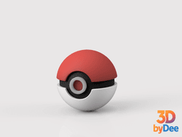 Pokeball 3d model