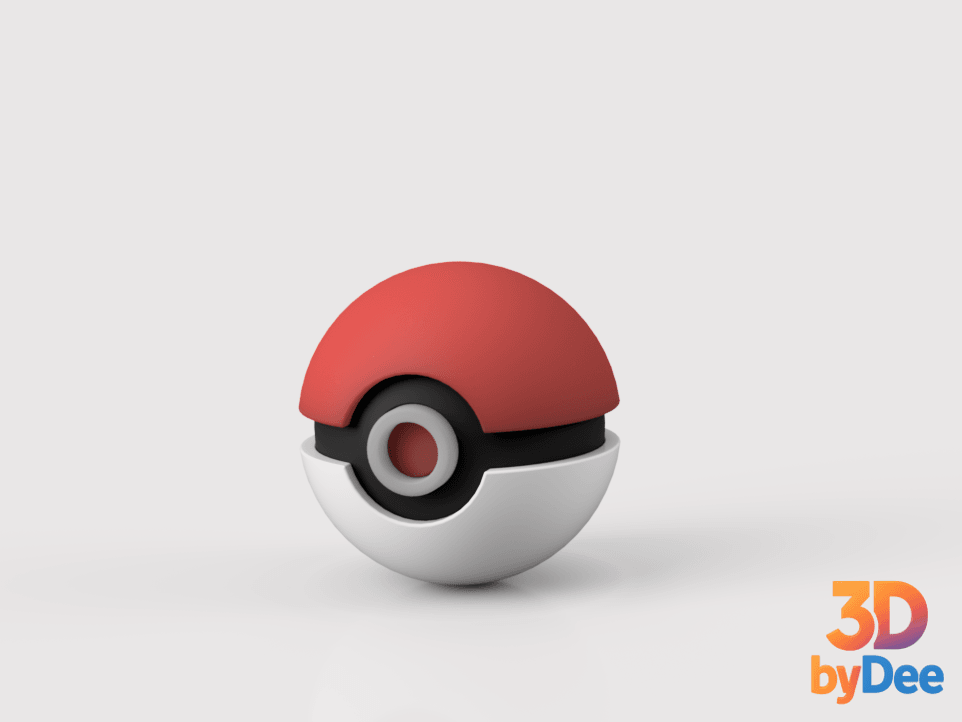Pokeball 3d model