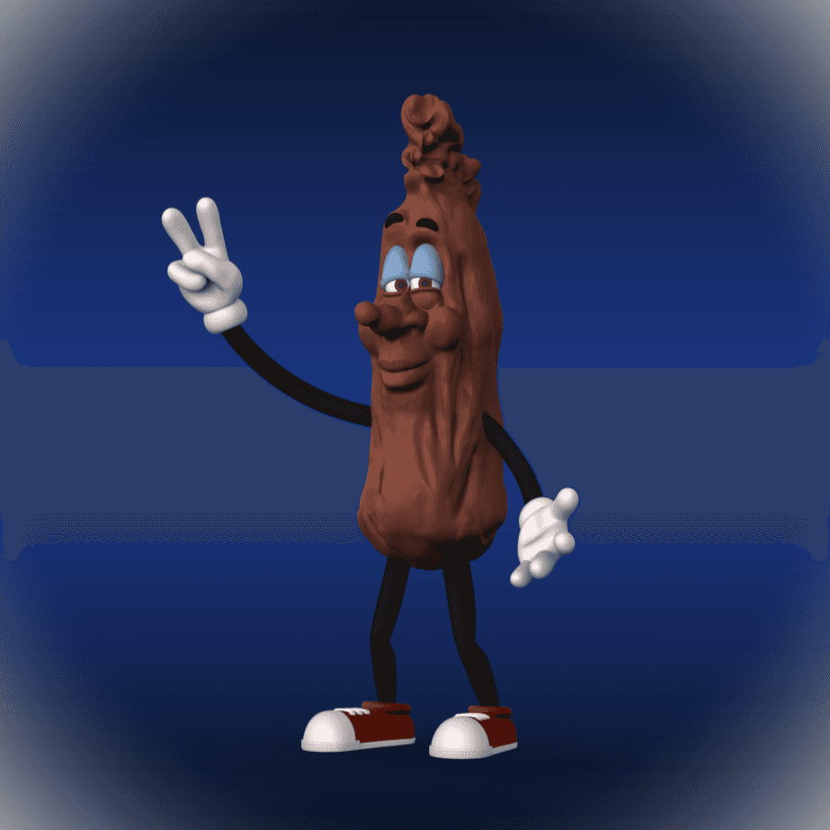 Stretch -California Raisins 3d model