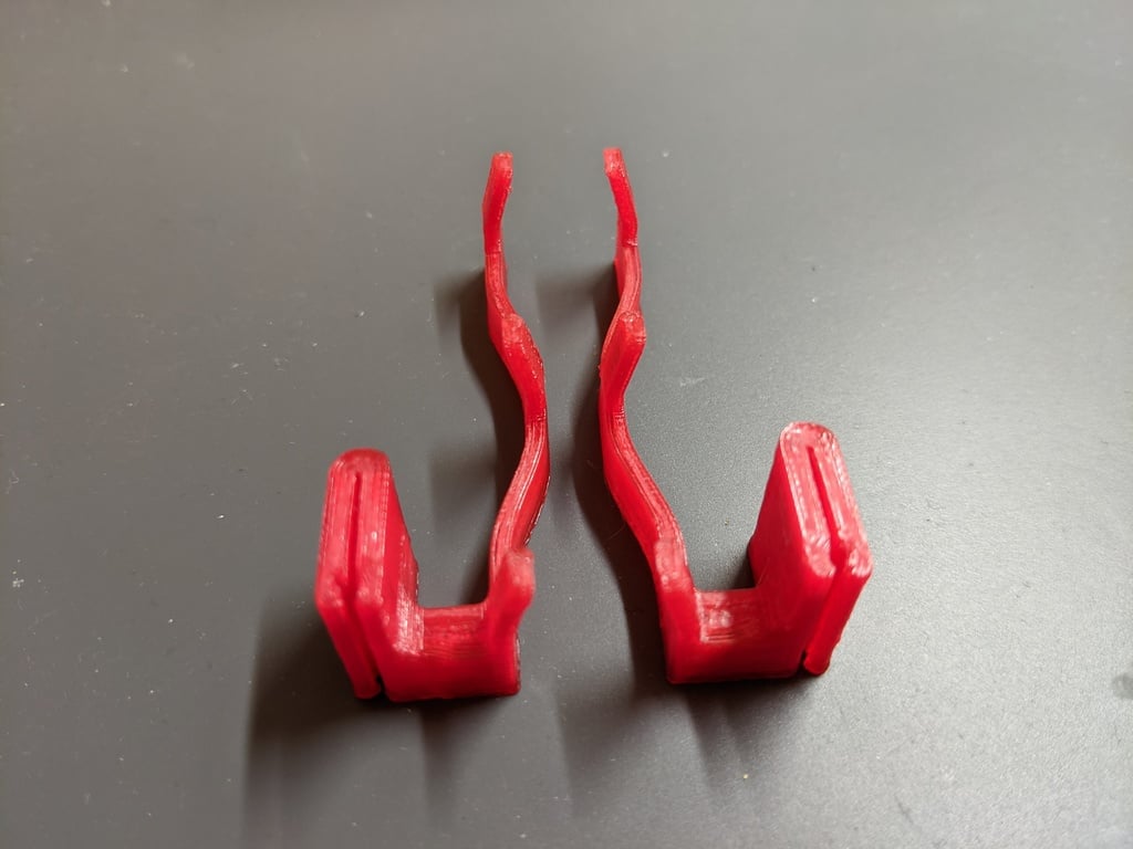 Face Shield Clips Curve 3d model