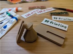 Customizable ink stamp (print in place, no supports necessary) 3d model