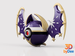 Lunala Poke ball 3d model