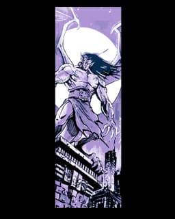fan art hueforge design set of bookmarks of the Classic Comic character Goliath from Gargoyles 3d model