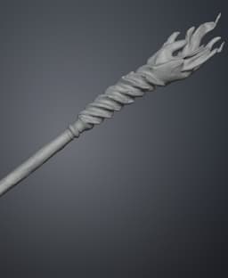 Cybèle Peltier's Wand - Harry Potter 3d model