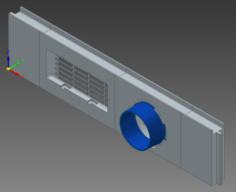 HELIX Window Vent Assy 3d model