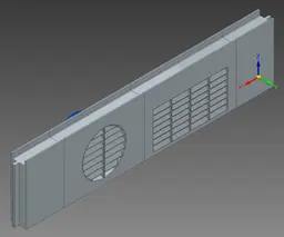 HELIX Window Vent Assy 3d model