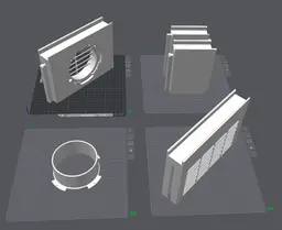 HELIX Window Vent Assy 3d model