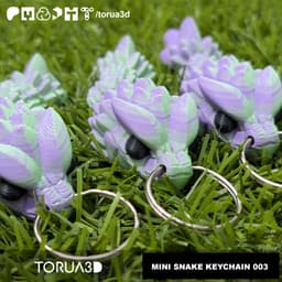 Mini Snake Keychain 003 3d model