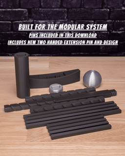 Two Handed Sword 2 Kit | No Supports, No AMS, No Glue 3d model