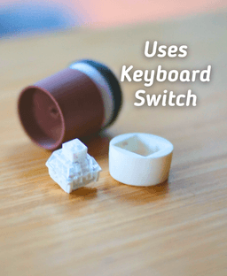 Coffee Clicker - Ludo Clicker - Fidget Toy 3d model